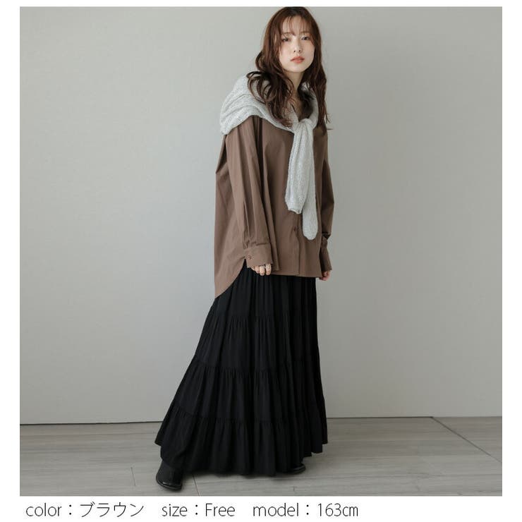 シャツ ルーズ オーバーサイズ | AMELY | 詳細画像5 