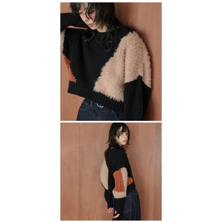 ニット ドッキング ミックス | AMELY | 詳細画像11 