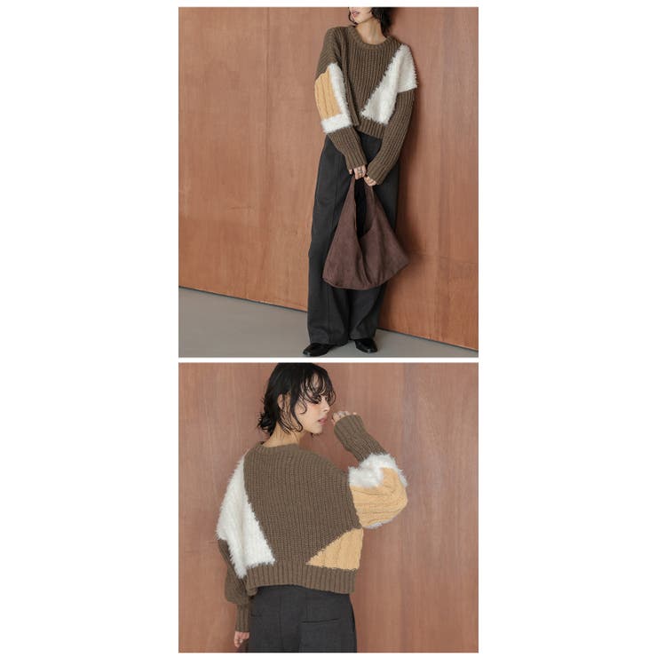 ニット ドッキング ミックス | AMELY | 詳細画像9 