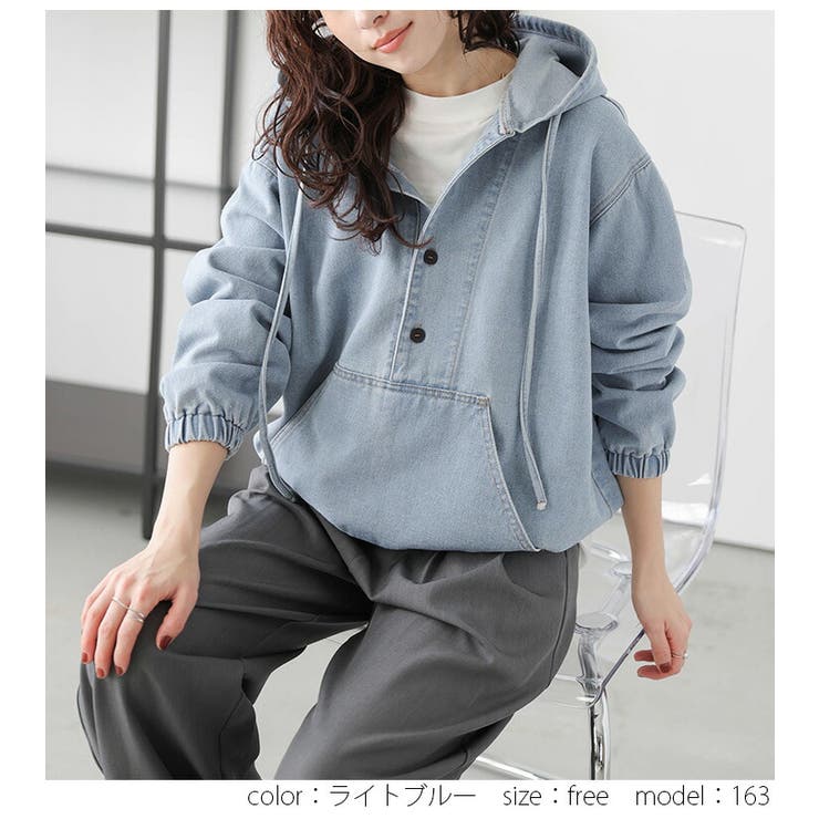 トップス プルオーバー アノラックパーカー | AMELY | 詳細画像5 