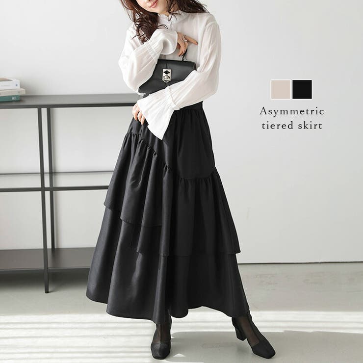 ボトムス スカート アシンメトリー | AMELY | 詳細画像1 