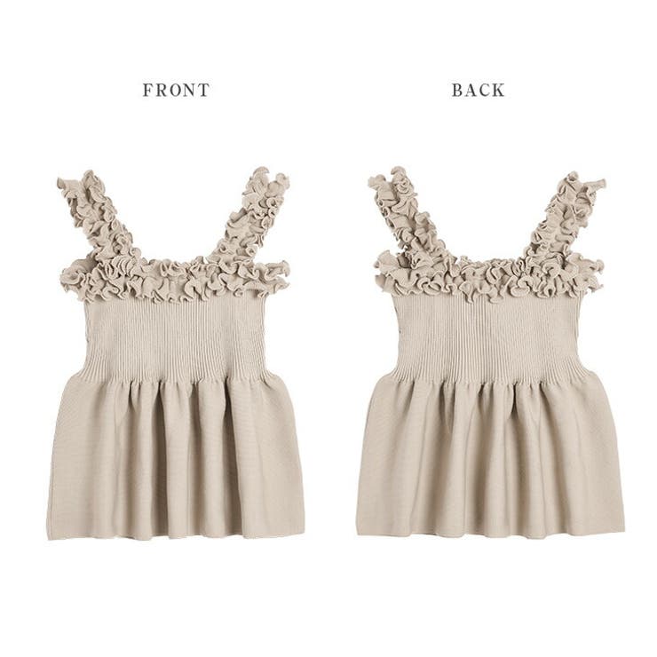 フリル ペプラム サマーニット | AMELY | 詳細画像14 