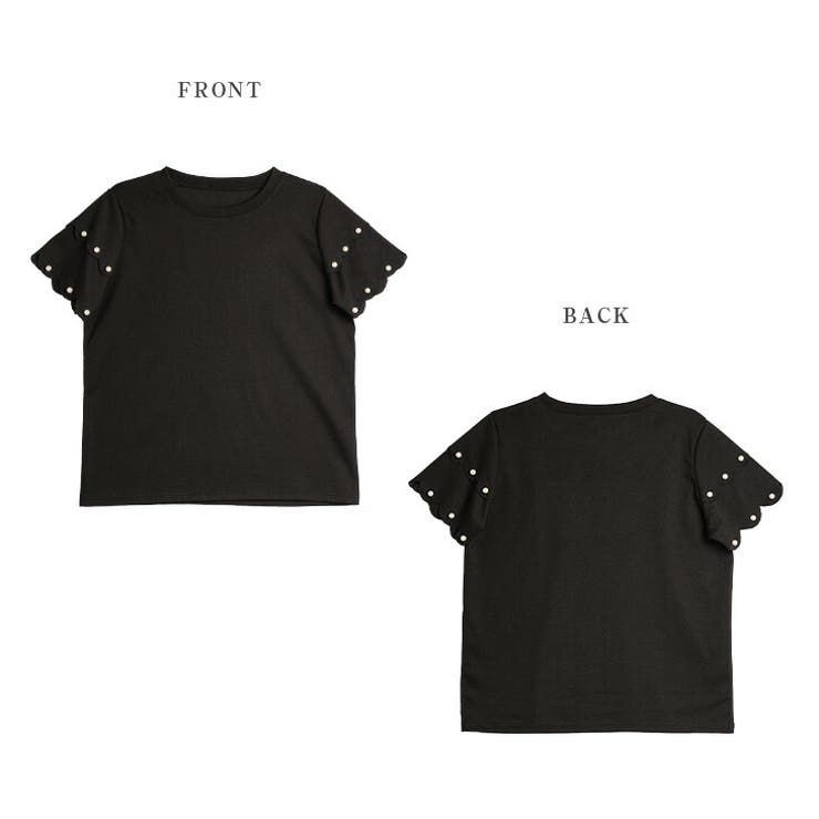 スカラップ パール ティアードスリーブ | AMELY | 詳細画像14 