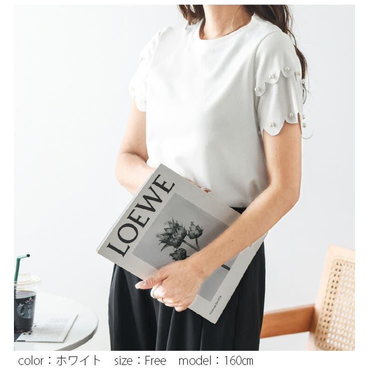 スカラップ パール ティアードスリーブ | AMELY | 詳細画像5 