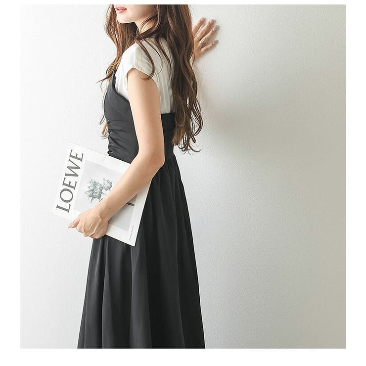 ワンピース ビスチェ風 ドッキング | AMELY | 詳細画像6 