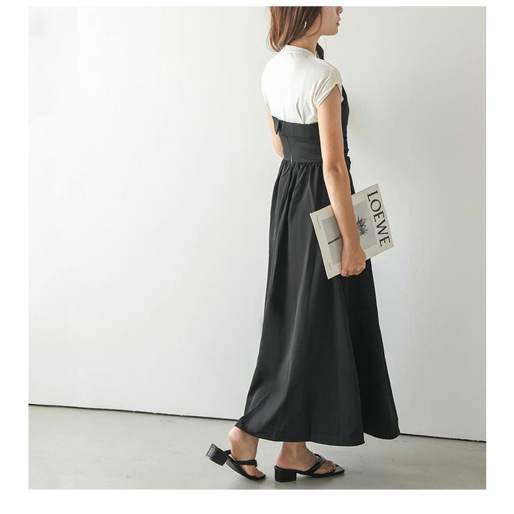 ワンピース ビスチェ風 ドッキング | AMELY | 詳細画像7 