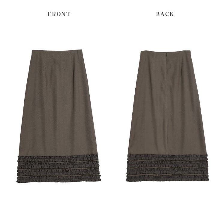 スカート ロングスカート フリル | AMELY | 詳細画像14 