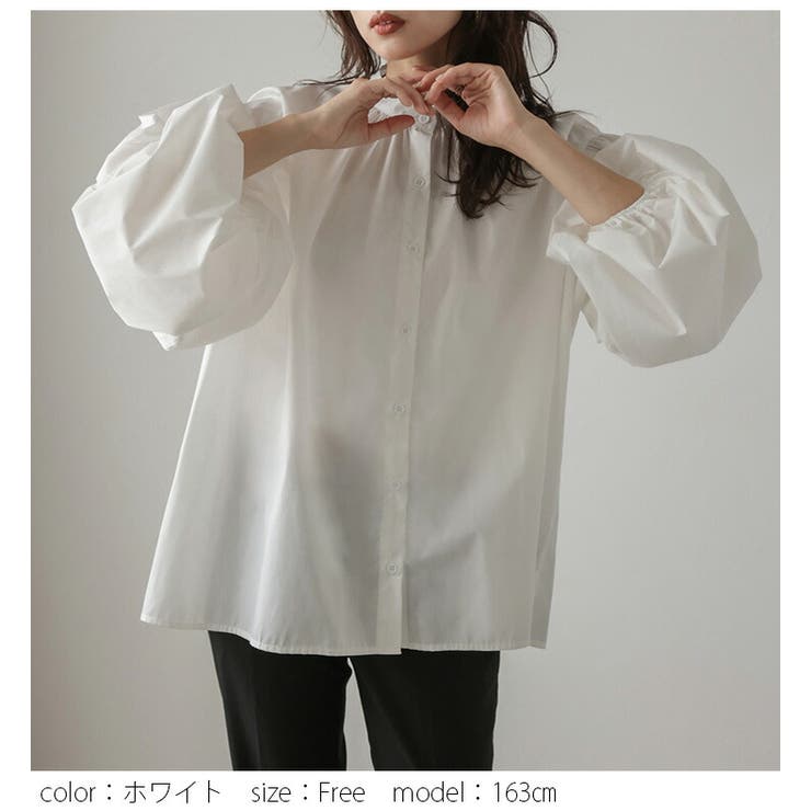 トップス ブラウス バルーンスリーブ | AMELY | 詳細画像5 