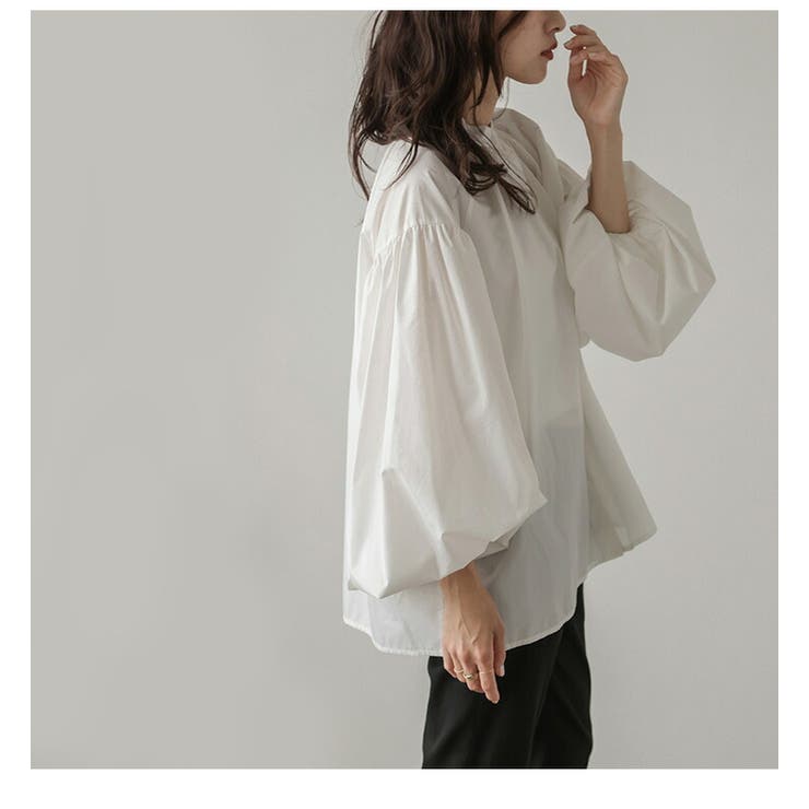 トップス ブラウス バルーンスリーブ | AMELY | 詳細画像6 