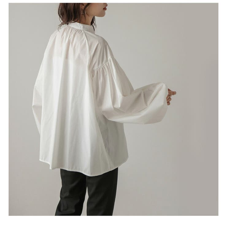 トップス ブラウス バルーンスリーブ | AMELY | 詳細画像8 