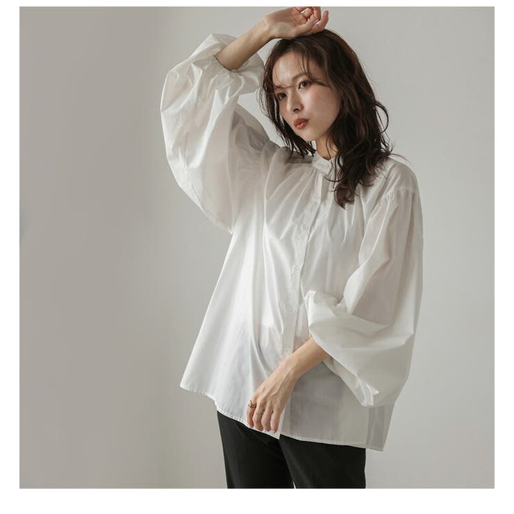 トップス ブラウス バルーンスリーブ | AMELY | 詳細画像9 