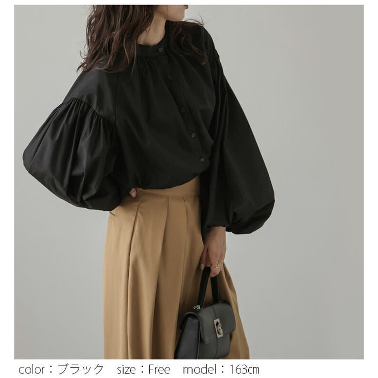 トップス ブラウス バルーンスリーブ | AMELY | 詳細画像10 