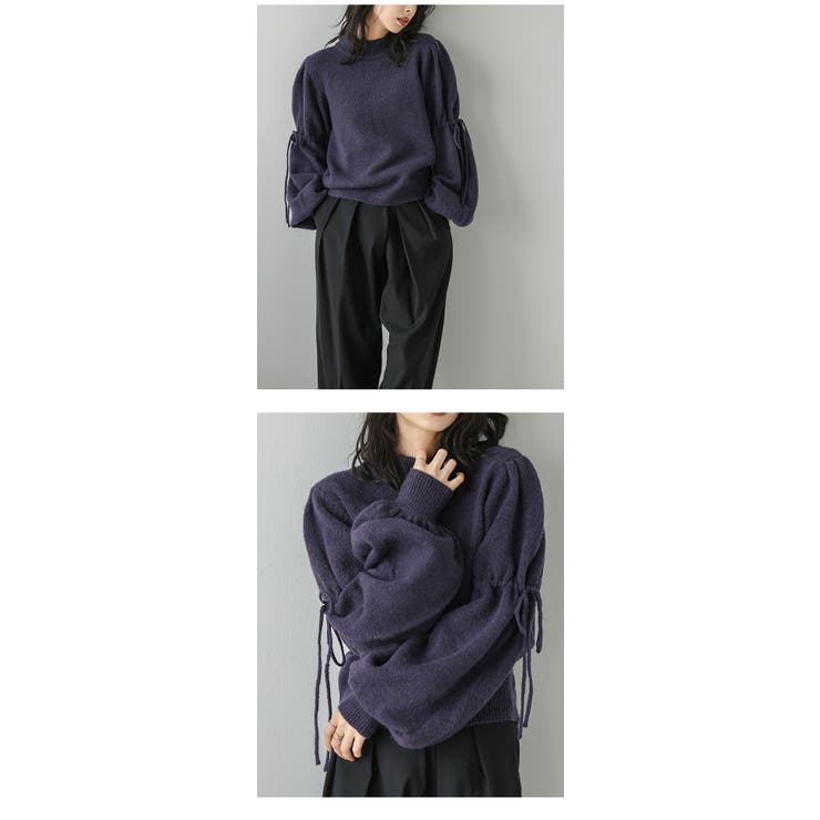 ニット ボリュームスリーブ キャンディー | AMELY | 詳細画像9 