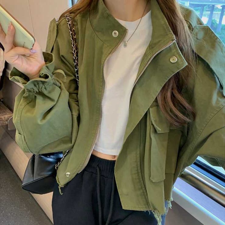 オーバーサイズ ミリタリー ジャケット 品番 Amlw Amely エメリー のレディースファッション通販 Shoplist ショップリスト