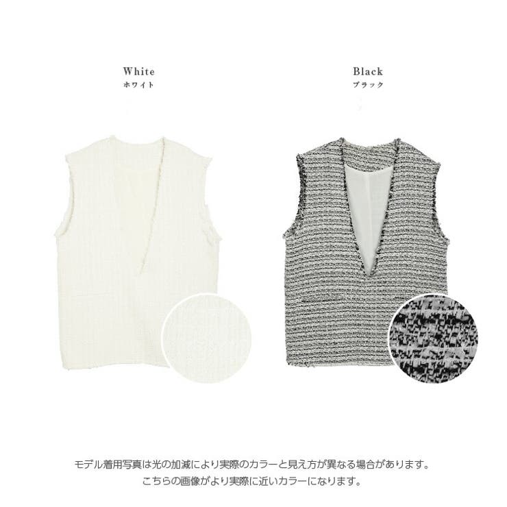 アウター ジレ ベスト[品番：AMLW0002059]｜AMELY（エメリー）の