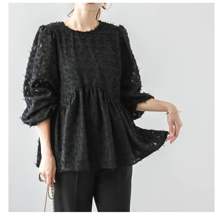 ブラウス シアー ペプラム | AMELY | 詳細画像11 