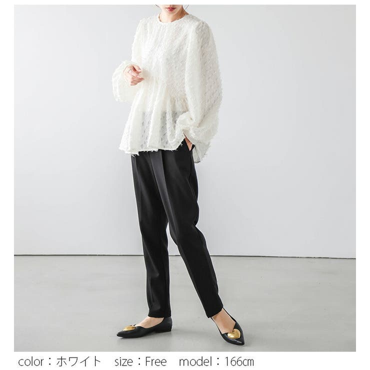 ブラウス シアー ペプラム | AMELY | 詳細画像5 