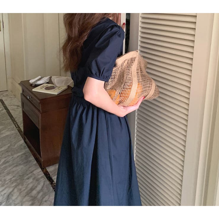 ワンピース バックオープン 韓国 ファッション 品番 Amlw Amely アメリー のレディースファッション通販 Shoplist ショップリスト