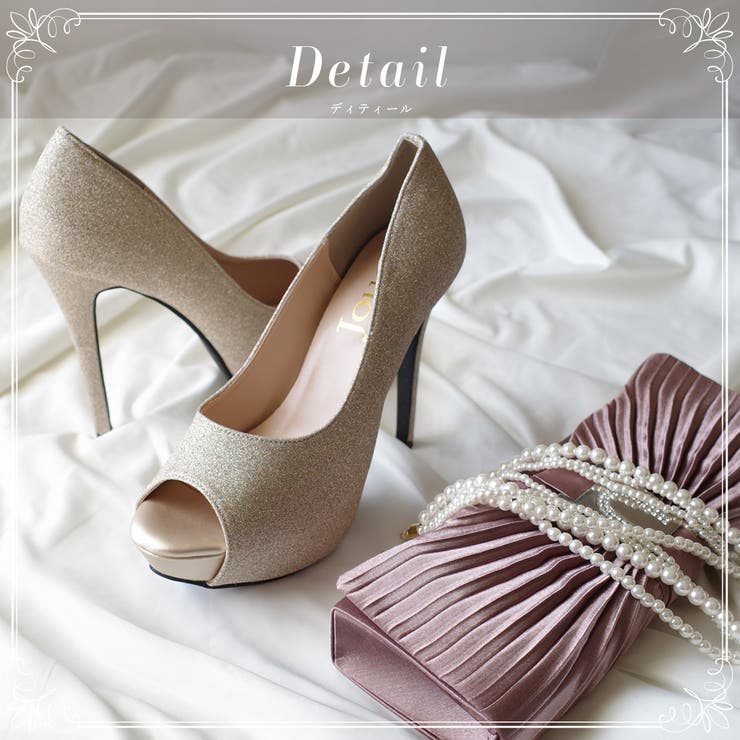 ラメプラットフォームパンプス 13センチヒール レディース | AmiAmi | 詳細画像10 