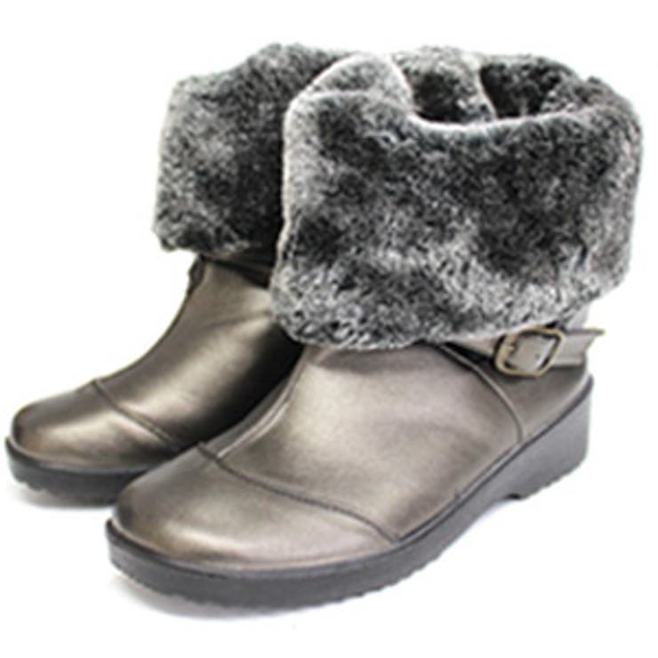 防水設計 冬底仕様ショートブーツ防水 防寒 品番 Bnzs0001095 Amiami アミアミ のレディースファッション通販 Shoplist ショップリスト