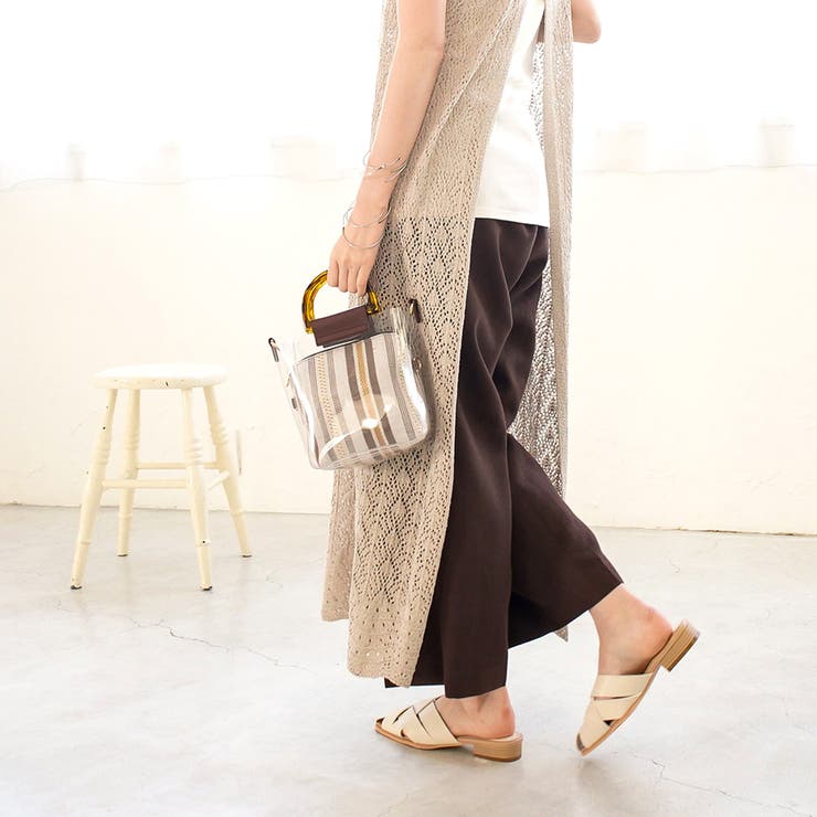 FASHION ホワイト メッシュサンダル*5 厚底 メッシュ サンダル 5cm | ニットサンダル スリッポン 厚底