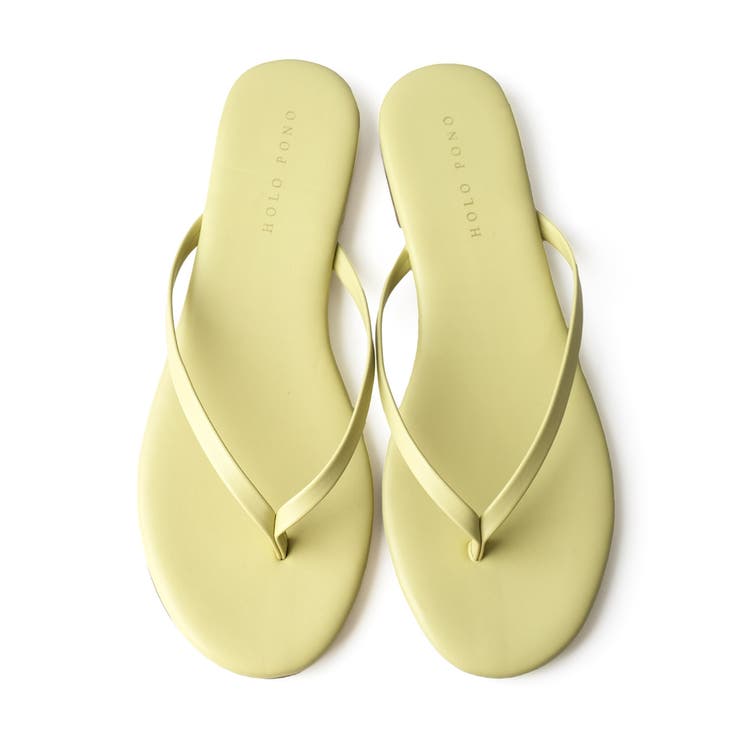 ライム(スムース) | シンプル トング サンダル レディース | AmiAmi