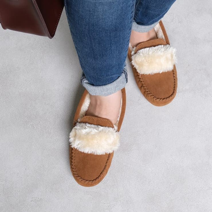 ファーモカシンシューズ 5センチヒール レディース 品番 Bnzs Amiami アミアミ のレディースファッション 通販 Shoplist ショップリスト