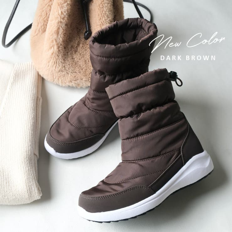 RiR!　ダウンスタイルブーツ 防寒 ニット ダウン ショートブーツ レディース[品番：BNZS1683343