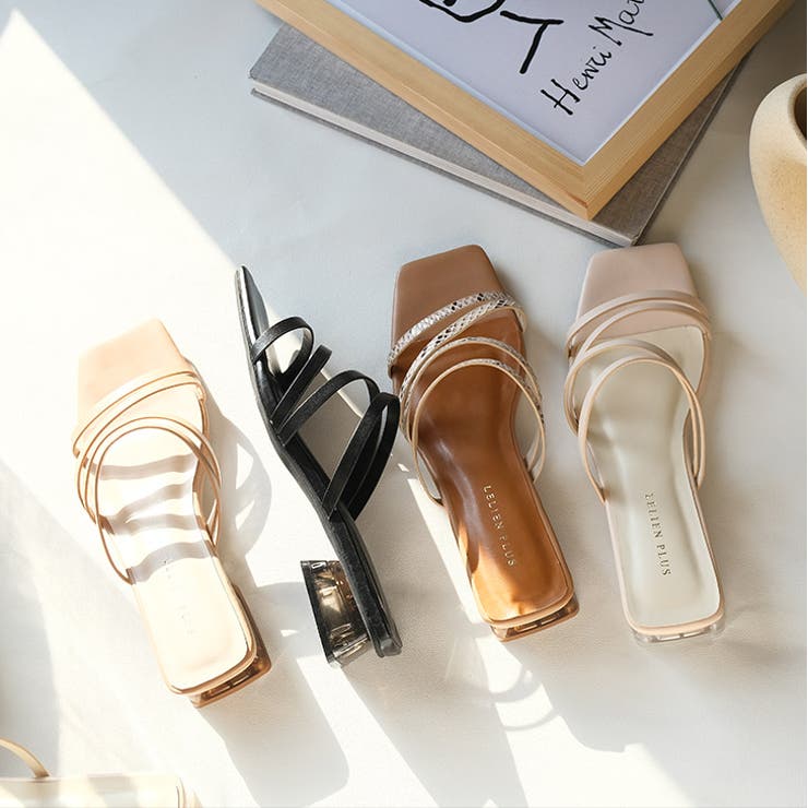 クリアヒール メニー ストラップ サンダル レディース | AmiAmi | 詳細画像4 