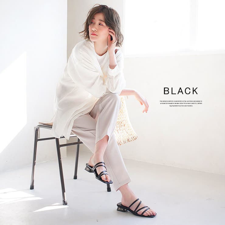 クリアヒール メニー ストラップ サンダル レディース | AmiAmi | 詳細画像5 