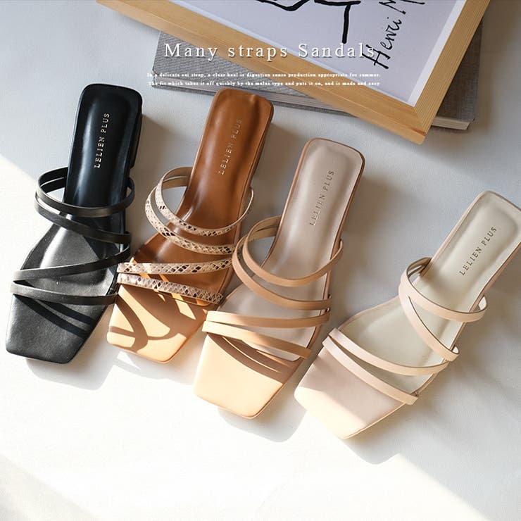 クリアヒール メニー ストラップ サンダル レディース | AmiAmi | 詳細画像8 