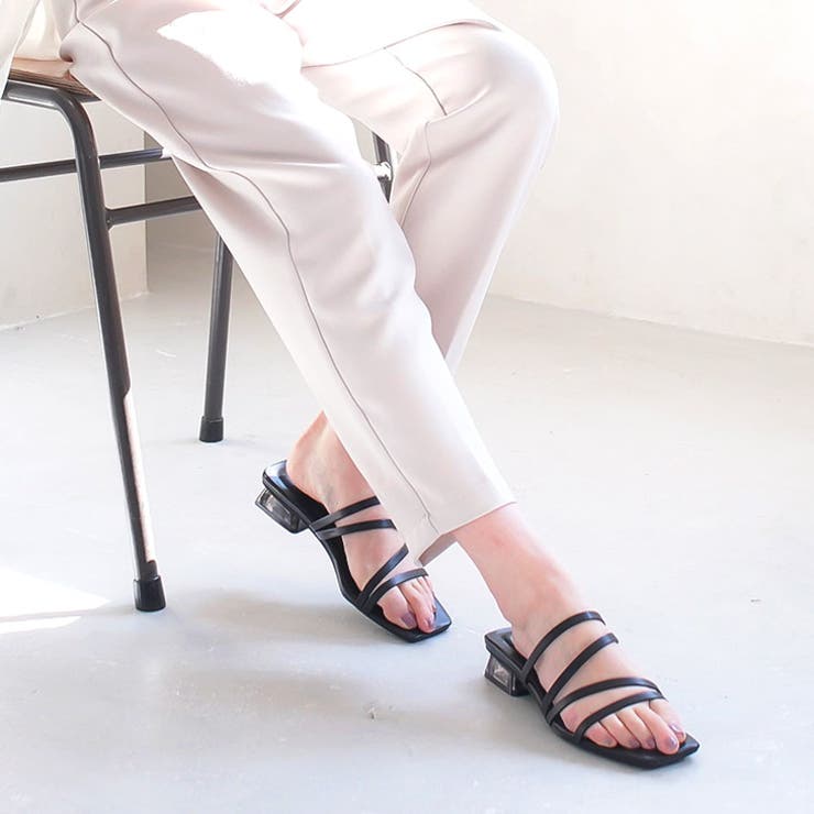 クリアヒール メニー ストラップ サンダル レディース | AmiAmi | 詳細画像18 