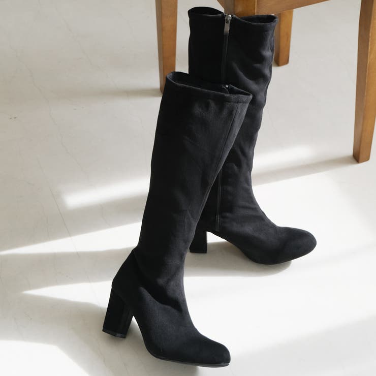 Ameri【未使用品】美脚✨レザー ロングブーツ