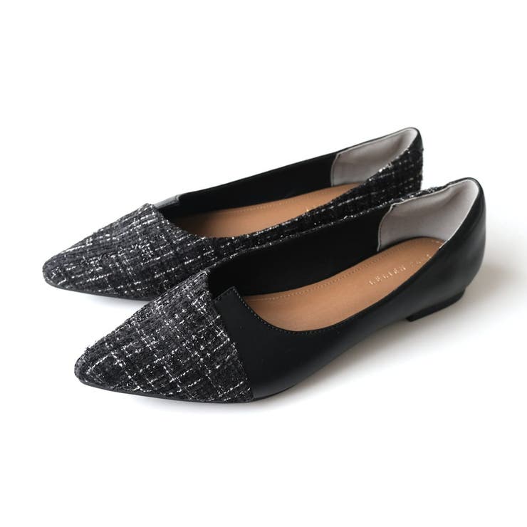 【美品】OHGA バイカラーフラットパンプス i2587_750_r.jpg