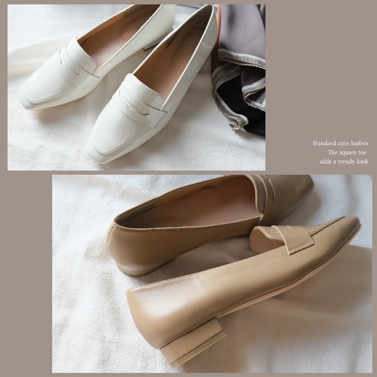 square toe loafer/スクエアトゥローファー（ローファー