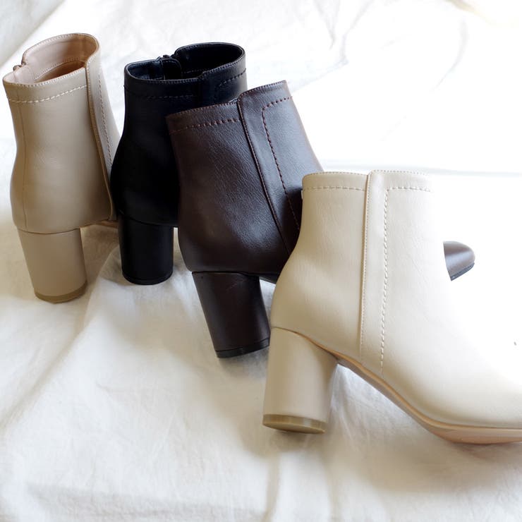 円柱ヒール ショートブーツ レディース | AmiAmi | 詳細画像19 