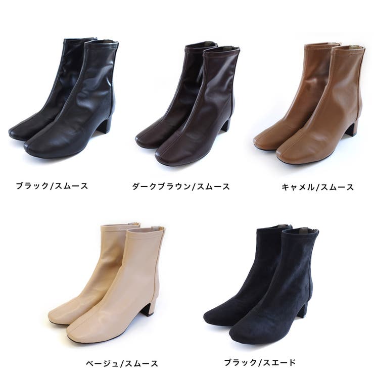 美品】MANA エンジニアブーツ ロング レザー 22.5cm（防寒 ストレッチ  