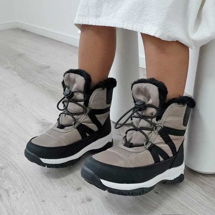 防寒 ファー ダウン素材 ショートブーツ キッズ | AmiAmi☆kids | 詳細画像11 