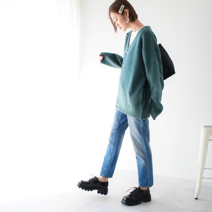 厚底 レースアップ シューズ レディース[品番:BNZS1683674 厚底 レースアップ シューズ レディース[品番:BNZS1683674