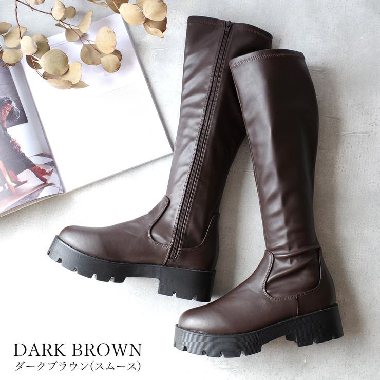 厚底 ロングブーツ レディース[品番：BNZS1683689]｜AmiAmi（アミアミ