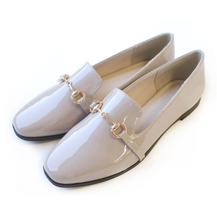 グレージュ(エナメル) | 雨晴れ兼用 レインシューズ レディース | AmiAmi