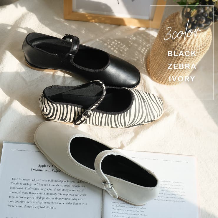 ストラップ フラット シューズ レディース | AmiAmi | 詳細画像3 