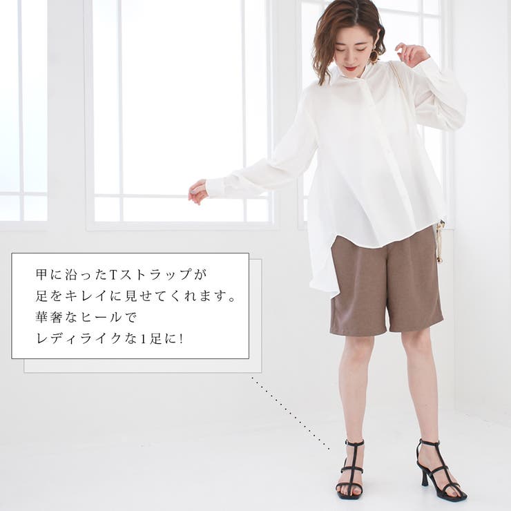 Tストラップ サンダル レディース | AmiAmi | 詳細画像4 