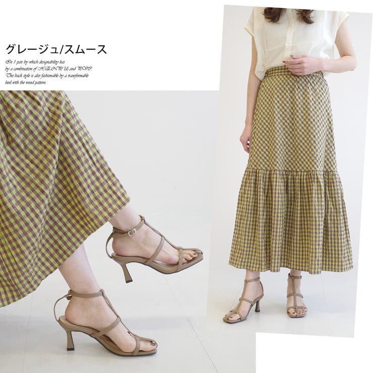 Tストラップ サンダル レディース | AmiAmi | 詳細画像17 