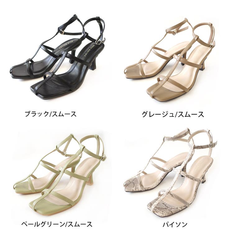 Tストラップ サンダル レディース | AmiAmi | 詳細画像2 