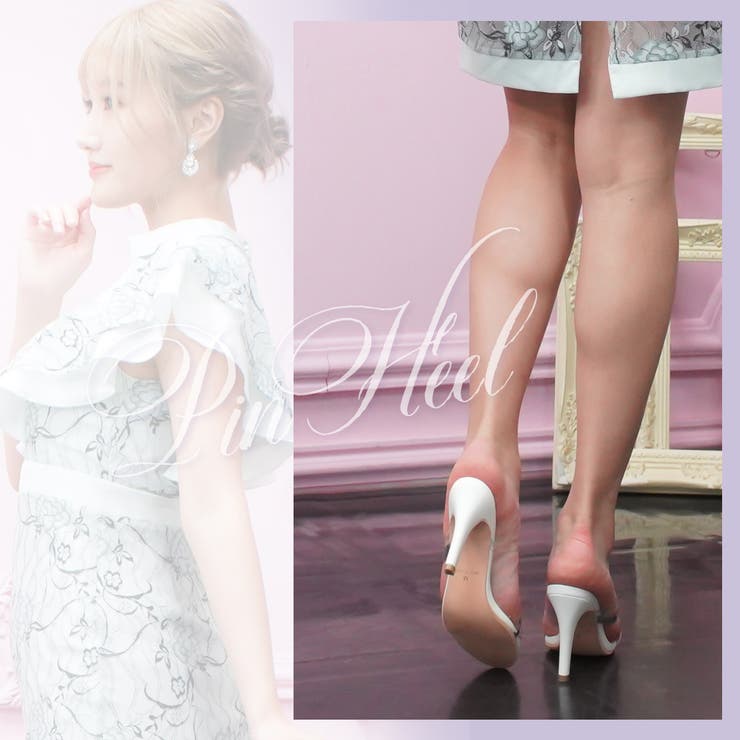 クリアストラップ ハイヒール サンダル レディース[品番：BNZS1683765