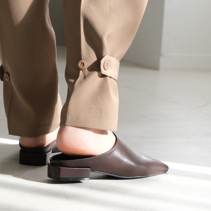 今日だけ。ドゥーズィエムクラス購入！バルダンミュール37（薄ベージュ）ドゥロワー DEUXIEME CLASSE - baldan バルダン ミュール 37の通販 by