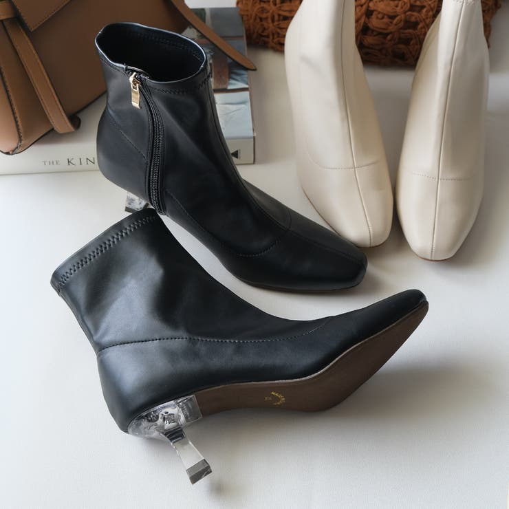 クリアヒール ショートブーツ レディース | AmiAmi | 詳細画像19 