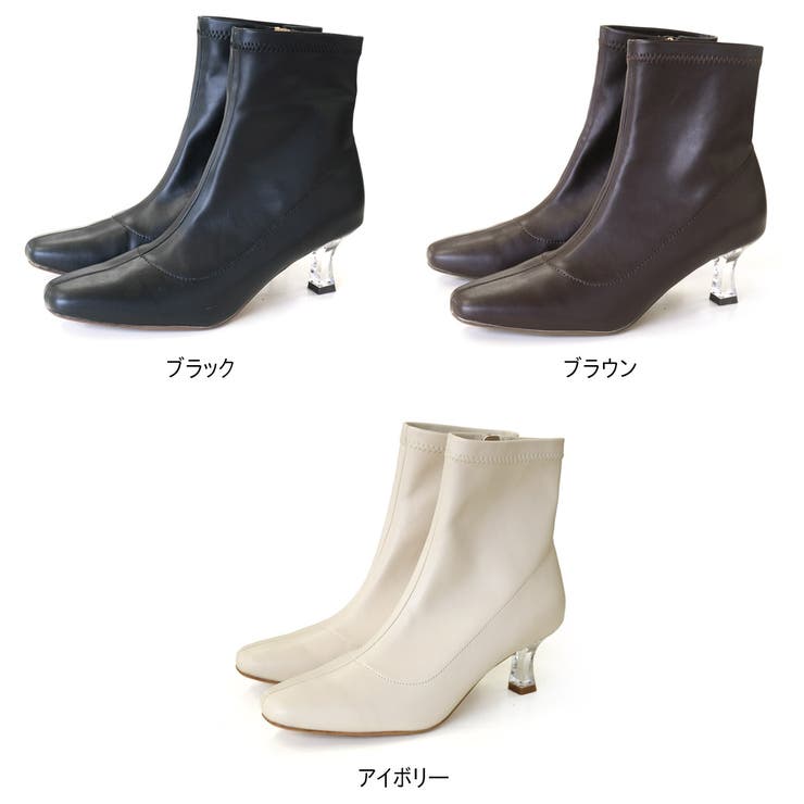クリアヒール ショートブーツ レディース | AmiAmi | 詳細画像2 