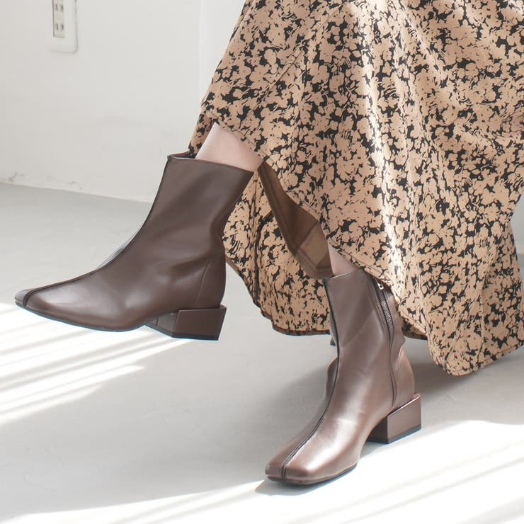 センターシーム ショートブーツ レディース | AmiAmi | 詳細画像3 